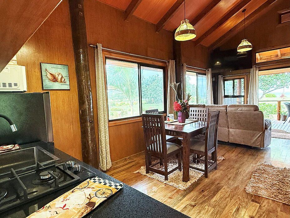 View from kitchen facing outside