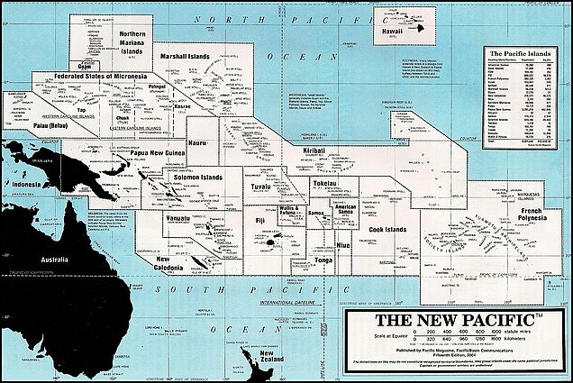 Oceania territorial boundaries