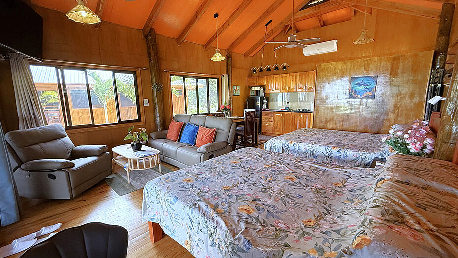 Living room view from bed