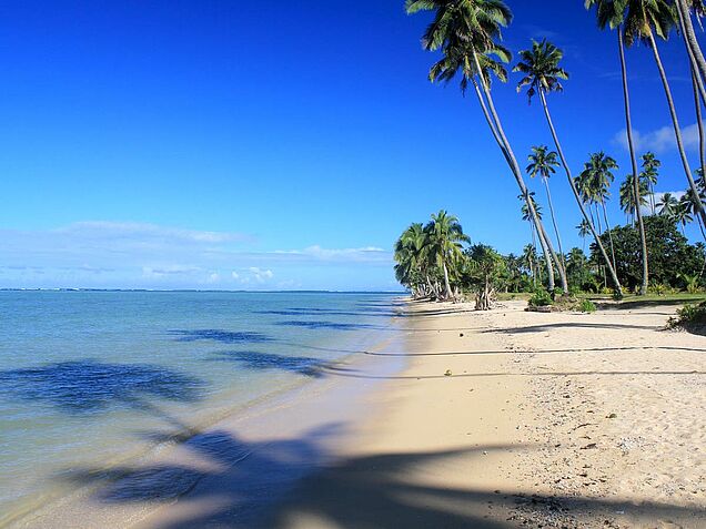 Our private white sandy beach