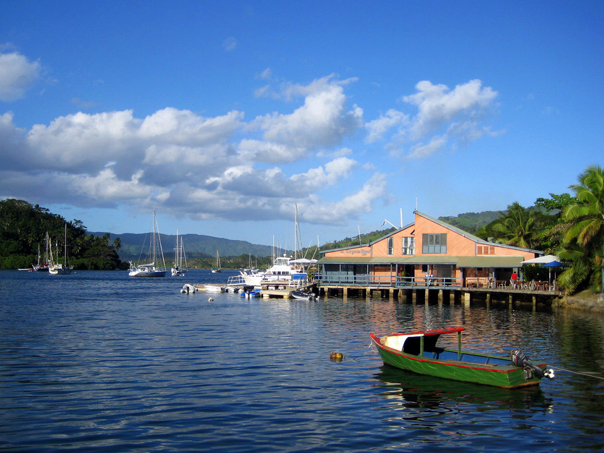  The Copra Shed Marina in SavuSavu town, Fiji Island